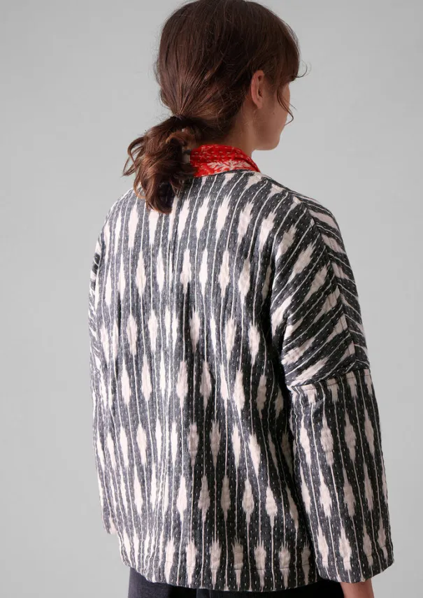 Women TOAST Gowns|Nightwear*Repurposed Ikat Kantha Jacket