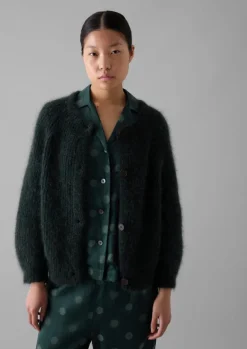 Women TOAST Knitwear*Ribbed Mohair Blend Cardigan