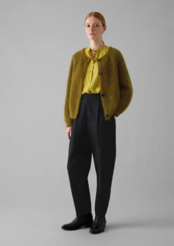 Women TOAST Cashmere|Knitwear*Ribbed Mohair Blend Cardigan