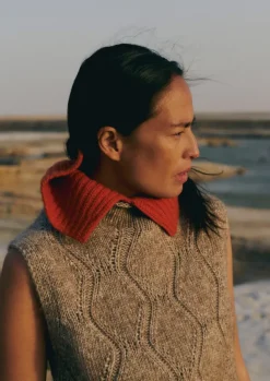 Women TOAST Hats, Scarves & Gloves|Cashmere*Ribbed Wool Cashmere Snood