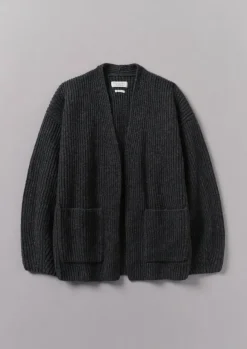 Women TOAST Knitwear*Ribbed Wool Knitted Cardigan