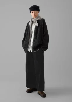 Women TOAST Knitwear*Ribbed Wool Knitted Cardigan