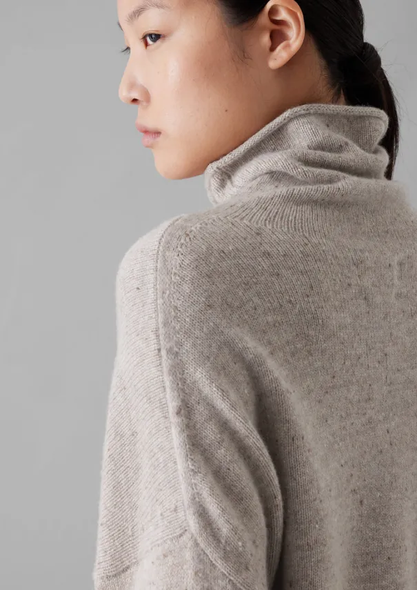 Women TOAST Jersey|Cashmere*Roll Neck Wool Cashmere Sweater