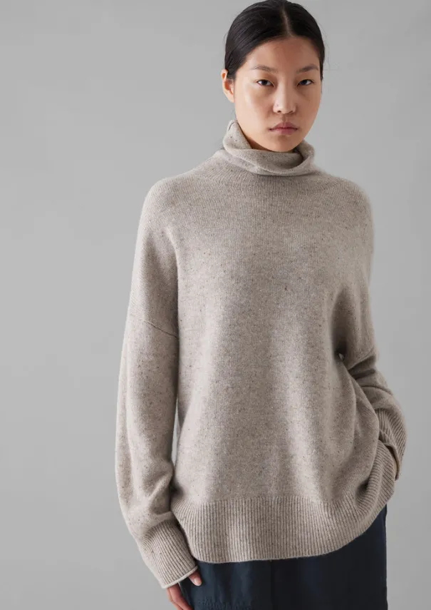 Women TOAST Jersey|Cashmere*Roll Neck Wool Cashmere Sweater