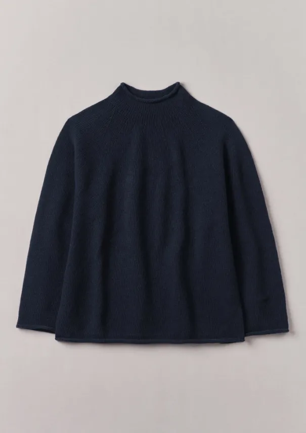 Women TOAST Jersey|Cashmere*Seamless Recycled Cashmere Sweater