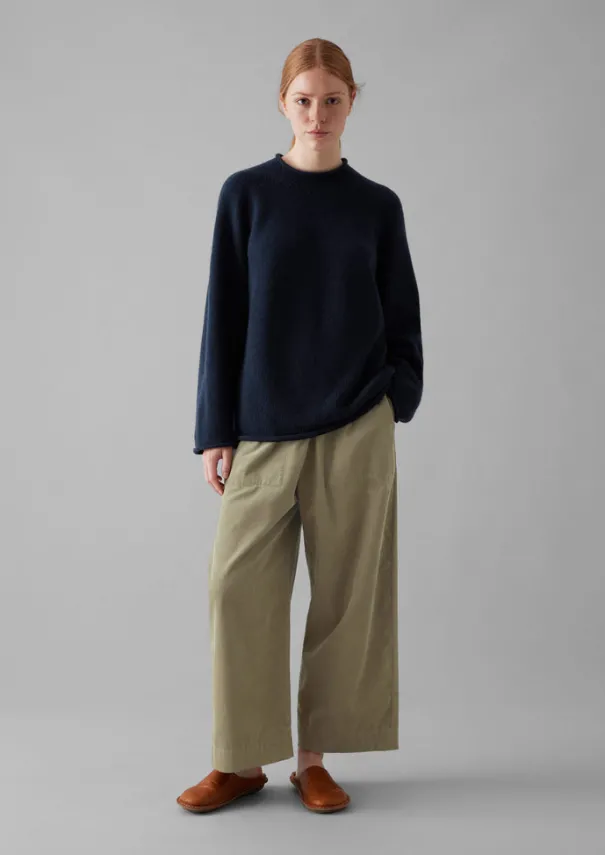 Women TOAST Jersey|Cashmere*Seamless Recycled Cashmere Sweater