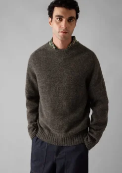 TOAST Knitwear*Seamless Shetland Wool Sweater