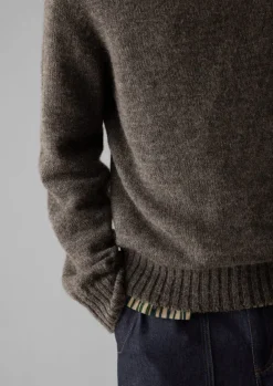 TOAST Knitwear*Seamless Shetland Wool Sweater