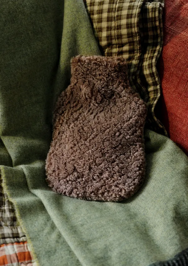 TOAST Textiles|Hot Water Bottle Covers*Sheepskin Hot Water Bottle Cover