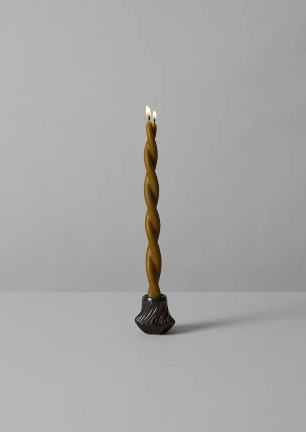 TOAST Candles & Holders*Skar Organics Beeswax Twist Dinner Candle
