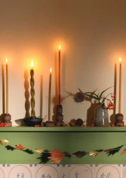 TOAST Candles & Holders*Skar Organics Beeswax Twist Dinner Candle