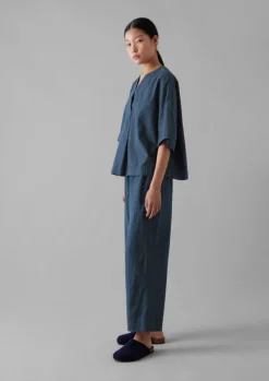 Women TOAST Nightwear*Sketched Check Cotton Pyjama Trousers