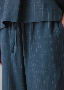 Women TOAST Nightwear*Sketched Check Cotton Pyjama Trousers