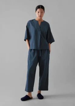 Women TOAST Nightwear*Sketched Check Cotton Pyjama Top