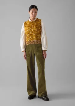 Women TOAST Knitwear*Space Dyed Wool Knitted Tank