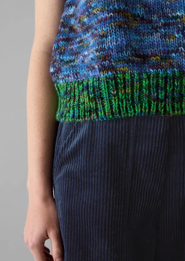 Women TOAST Knitwear*Space Dyed Wool Knitted Tank