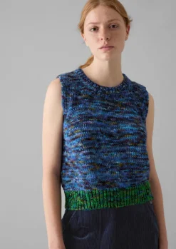 Women TOAST Knitwear*Space Dyed Wool Knitted Tank