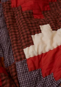 TOAST Textiles|Blankets & Throws*Stacked Check Patchwork Quilt