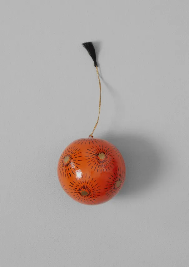 TOAST Christmas Decorations*Starburst Hand Painted Bauble