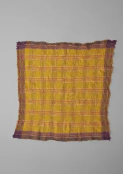 Women TOAST Hats, Scarves & Gloves*Stellar Boiled Wool Check Scarf