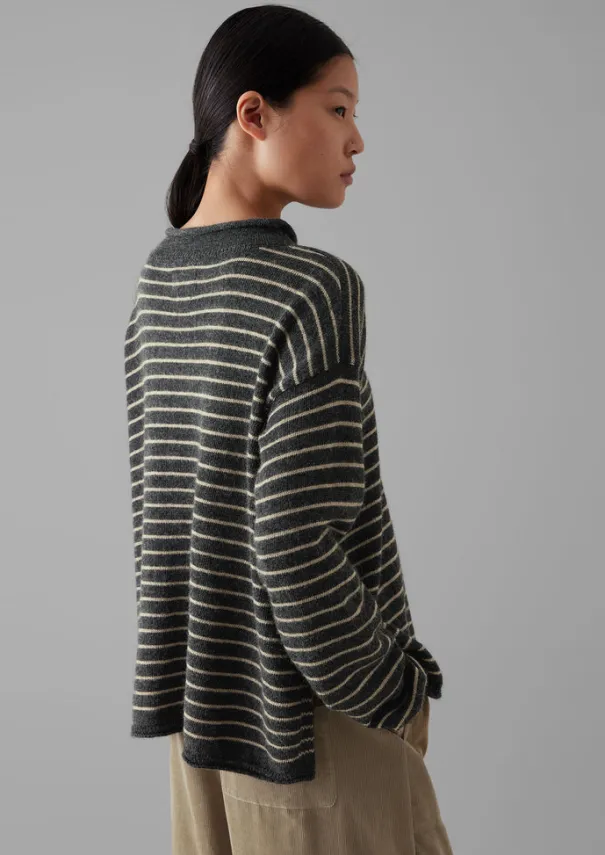 Women TOAST Loungewear|Tops & Tees*Stripe Alpaca Wool Sweater
