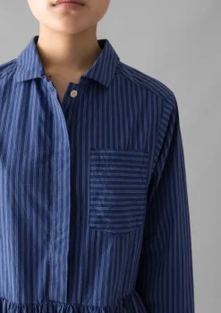 Women TOAST Dresses*Stripe Poplin Shirt Dress