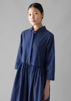 Women TOAST Dresses*Stripe Poplin Shirt Dress