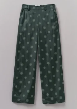 Women TOAST Trousers*Sun and Moon Jacquard Trousers