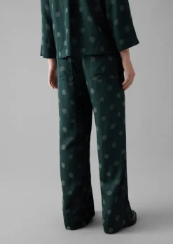 Women TOAST Trousers*Sun and Moon Jacquard Trousers