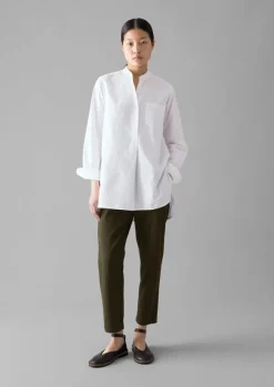 Women TOAST Workwear|Shirts*Taro Cotton Oxford Long Shirt
