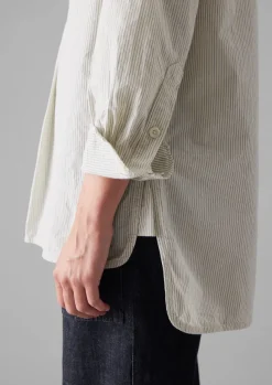 Women TOAST Tops & Tees*Taro Stripe Organic Cotton Poplin Shirt