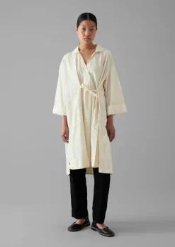 Women TOAST Tops & Tees*Textured Cotton Poplin Wrap Shirt