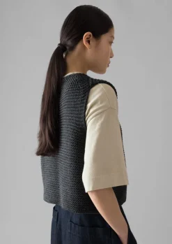 Women TOAST Knitwear*Textured Knit Gilet