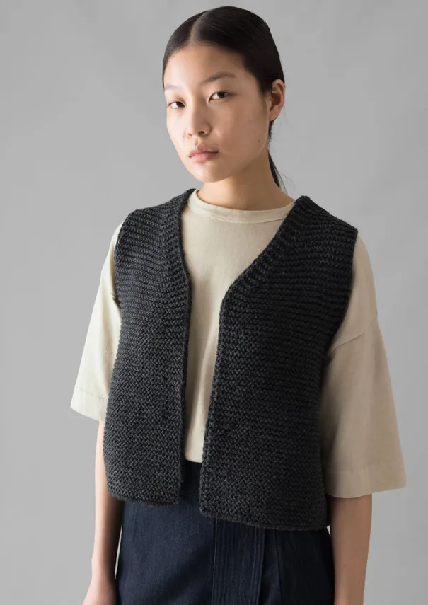 Women TOAST Knitwear*Textured Knit Gilet