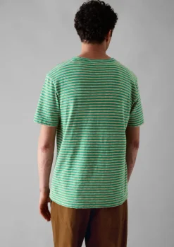 TOAST Tops & Tees*Theo Organic Cotton Stripe Short Sleeve Tee