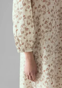 Women TOAST Nightwear|Loungewear*Trellis Floral Block Print Nightdress