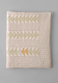 TOAST Textiles|Blankets & Throws*Triangle Patchwork Check Cotton Quilt