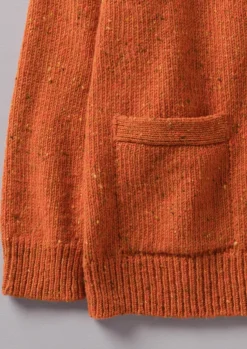 TOAST Knitwear*V-Neck Donegal Wool Cardigan