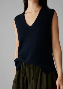 Women TOAST Linen|Loungewear*V-Neck Linen Cotton Knitted Tank