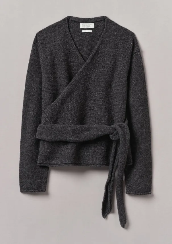 Women TOAST Knitwear*V-Neck Wool Wrap Cardigan