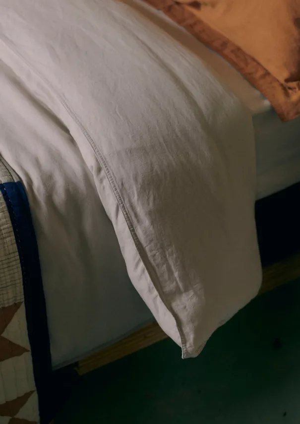 TOAST Textiles|Bed Linen*Washed Linen Cotton Duvet Cover