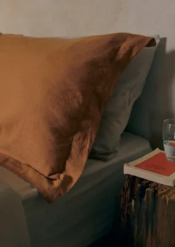 TOAST Textiles|Bed Linen*Washed Linen Cotton Oxford Pillowcase Set