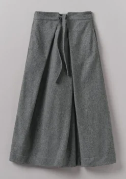 Women TOAST Skirts|Trousers*Wool Flannel Tie Front Culottes